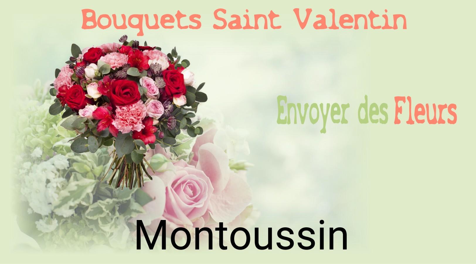 Roses de Saint-Valentin livrées à Montoussin